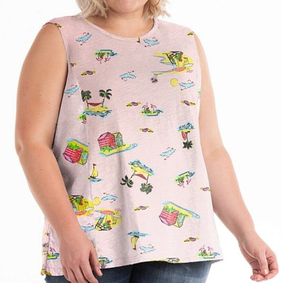 fresh produce Tops - FRESH PRODUCE Chloe Tank Beachy Keen keyhole back Blush pink $62.